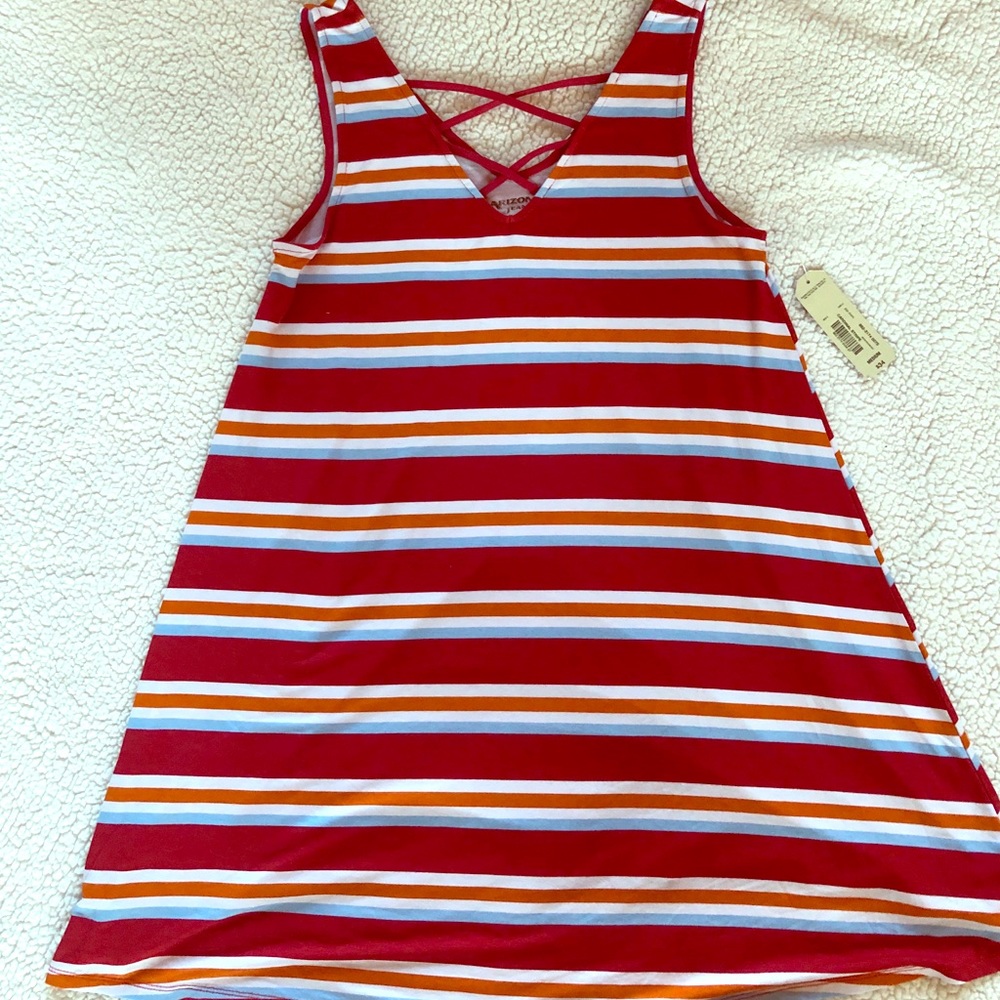 NEW Arizona Striped Tank Dress